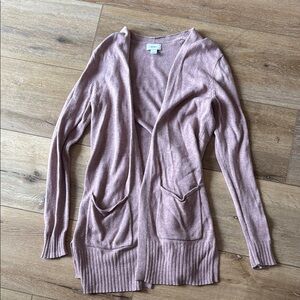 Women's Pink Cardigan Sweater